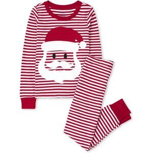 Baby And Kids Sibling Matching Christmas Pajama Sets Cotton